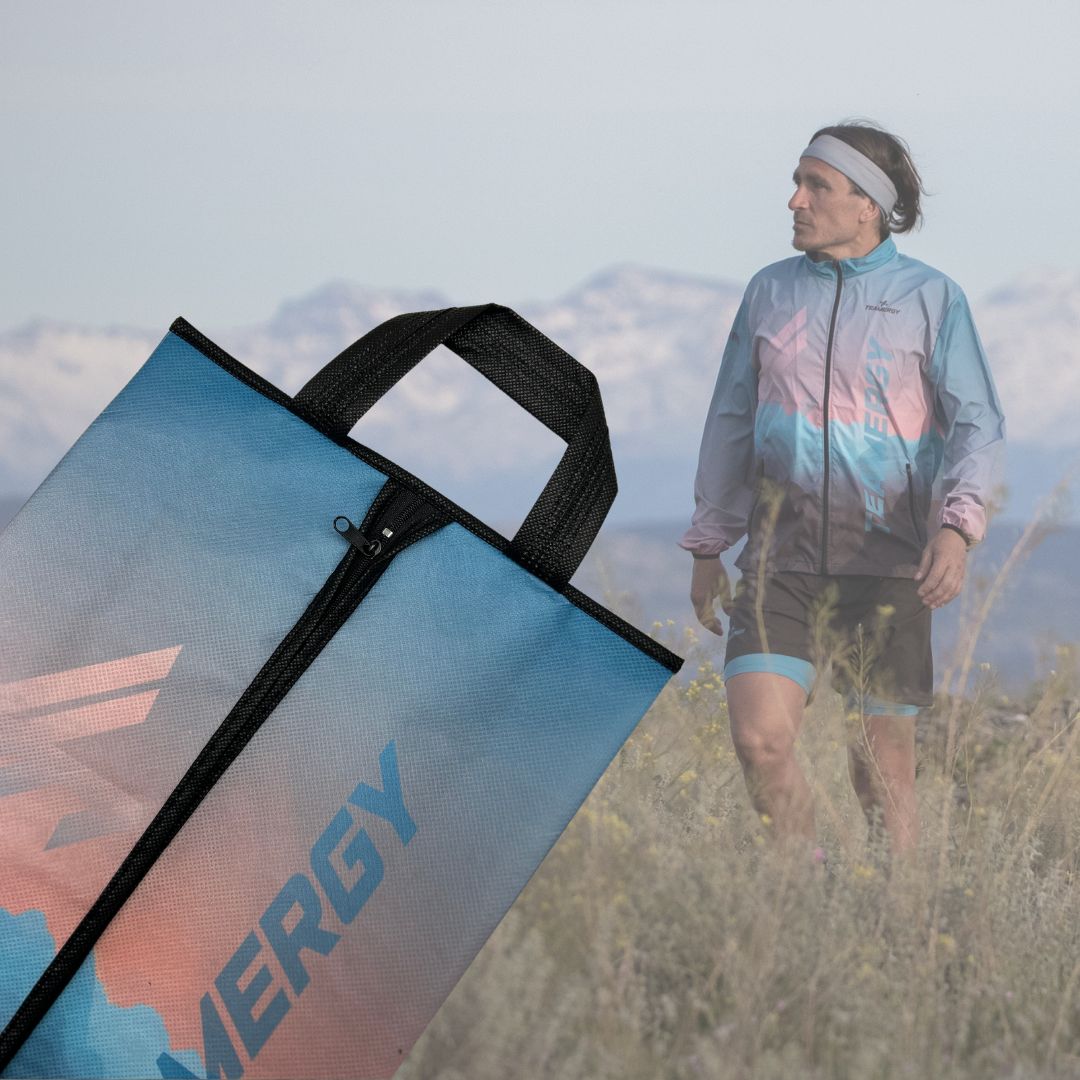 Teamergy patenta la funda zapatillero de RPET para eventos