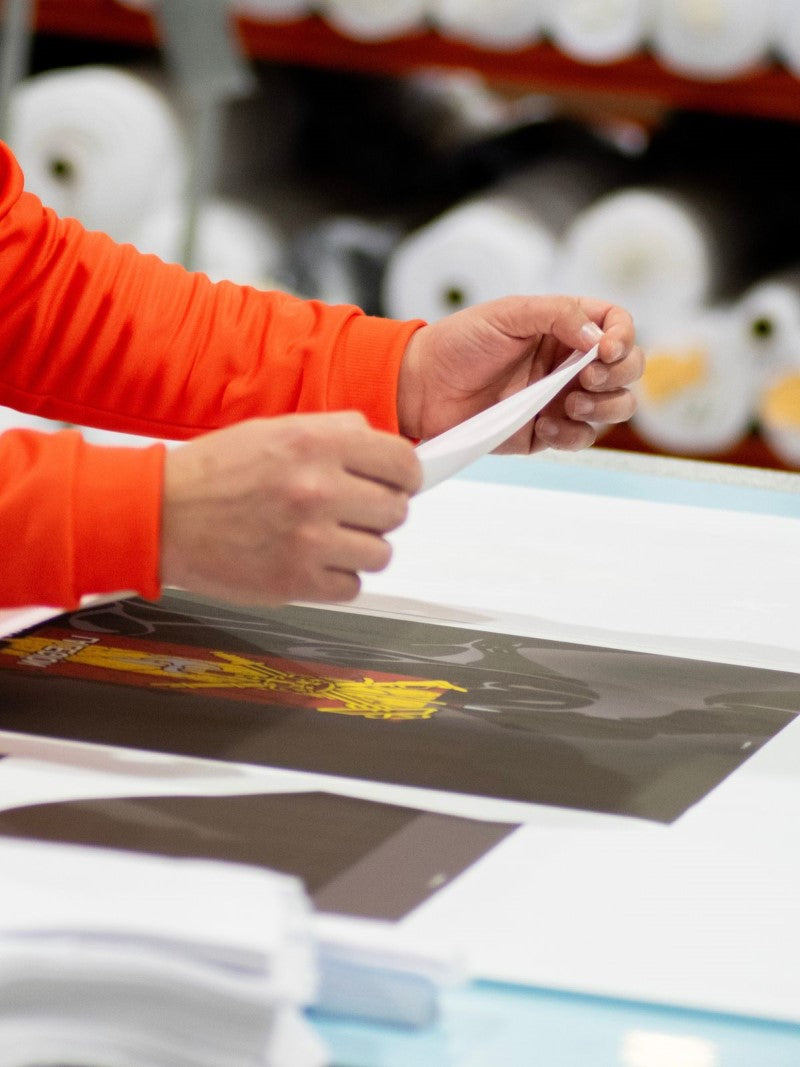 sublimación textil Teamergy en sus fabrica nacional de ropa personalizada