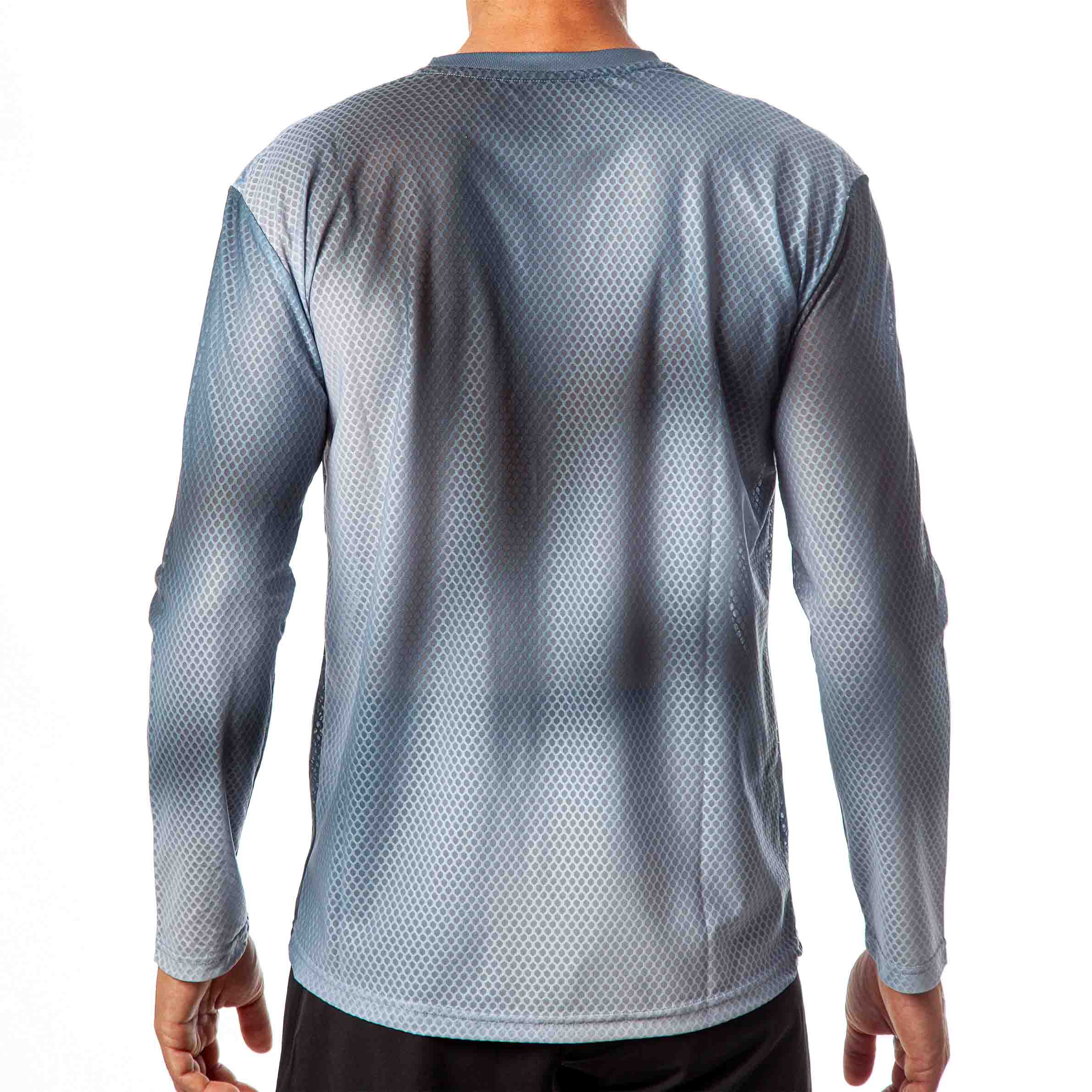 CAMISETA MANGA LARGA PRO R AURA GRIS HOMBRE