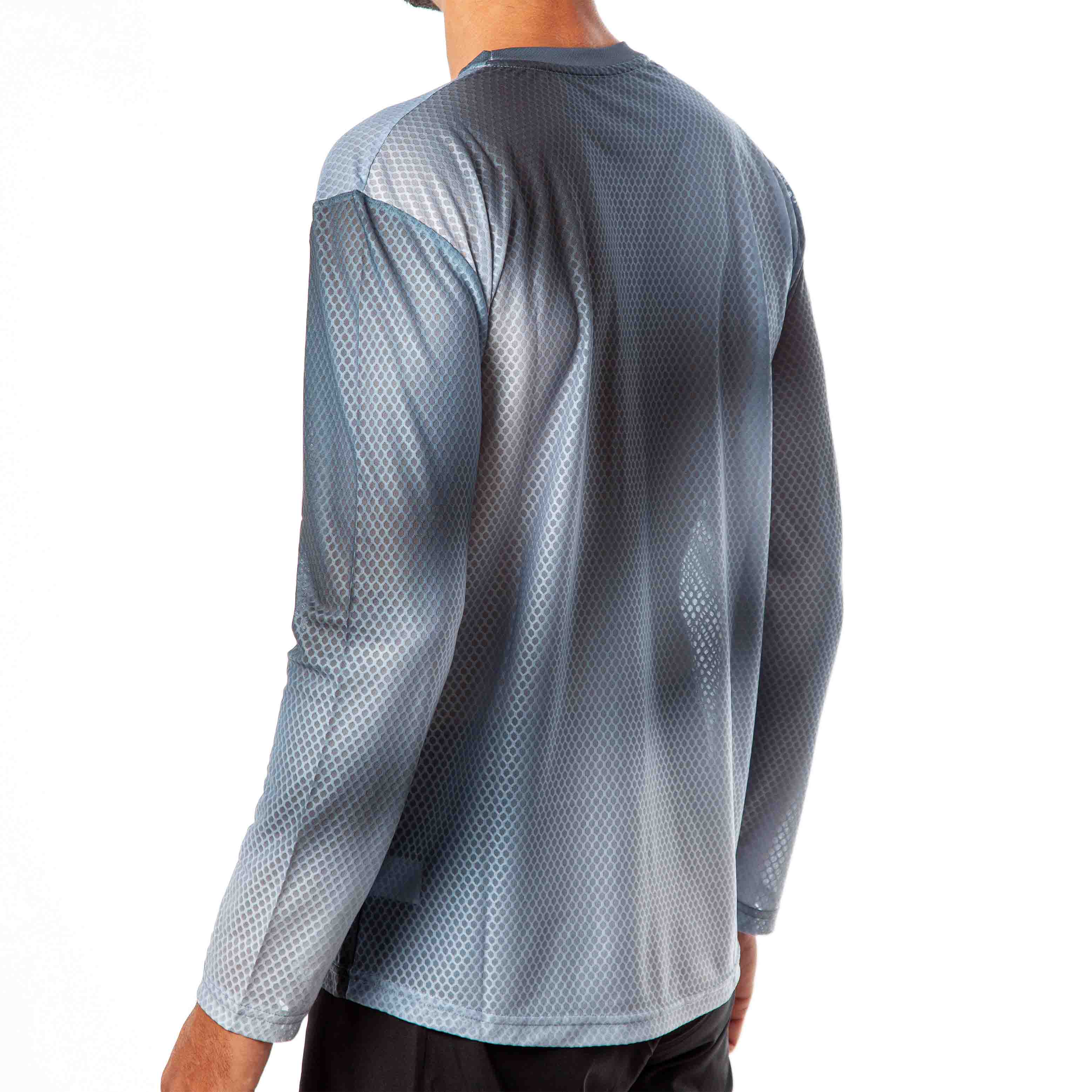 CAMISETA MANGA LARGA PRO R AURA GRIS HOMBRE