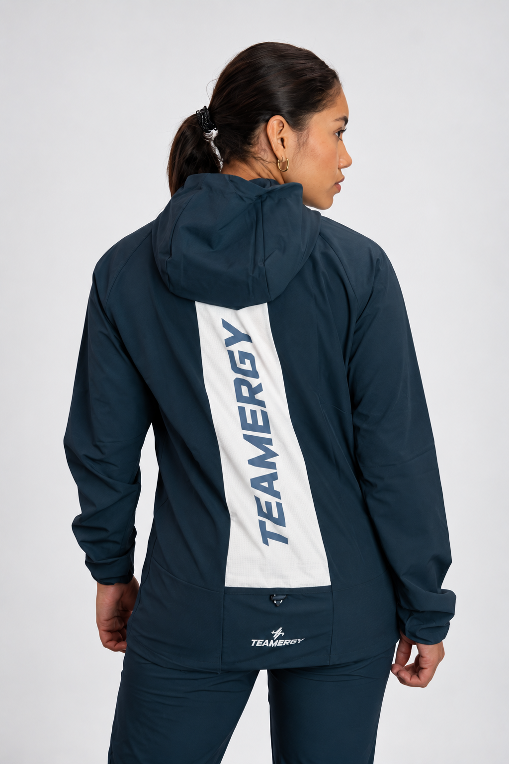 Chándal ORIGEN 01 de Teamergy, mujer, vista de espalda