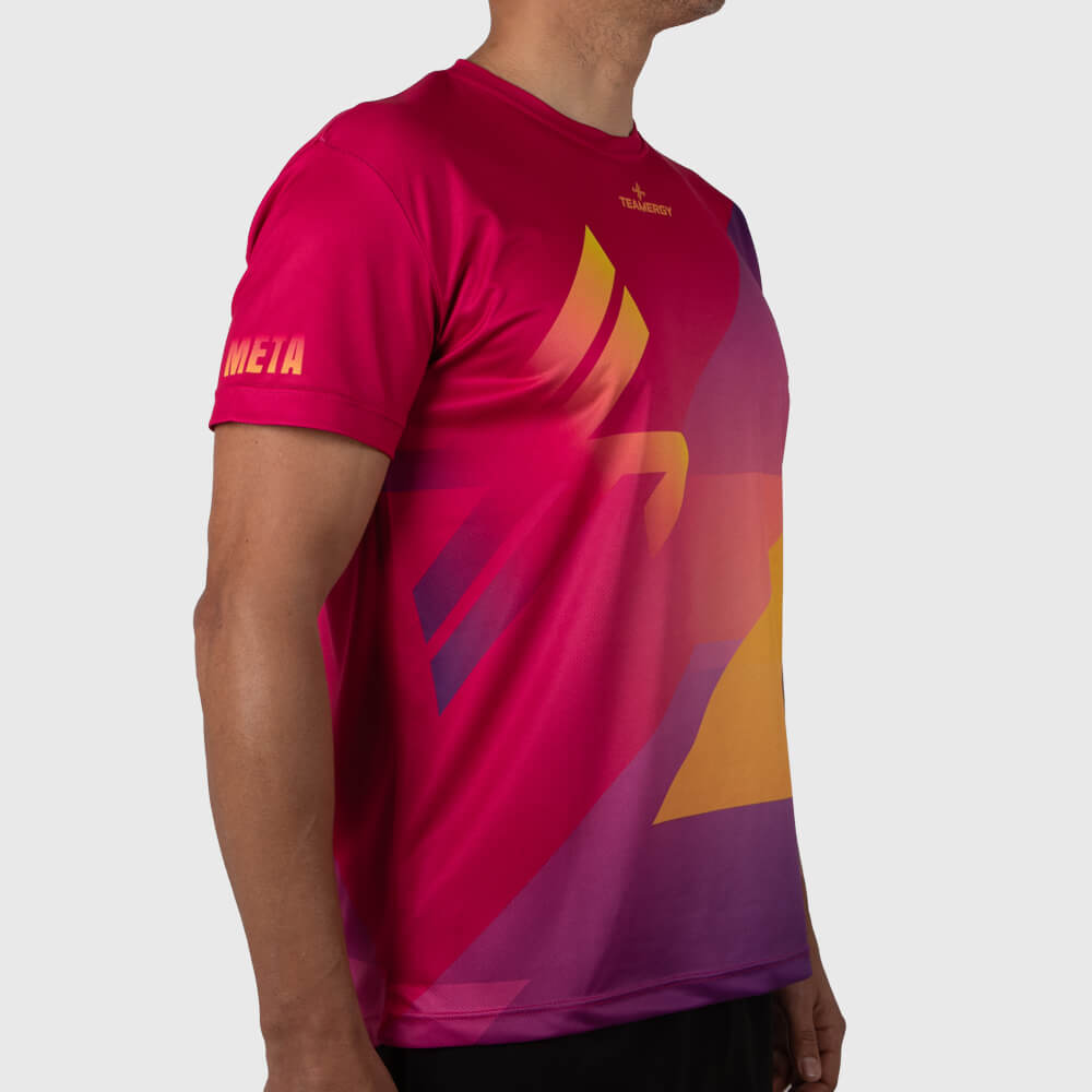 lateral camiseta tirantes running y atletismo personalizada Teamergy