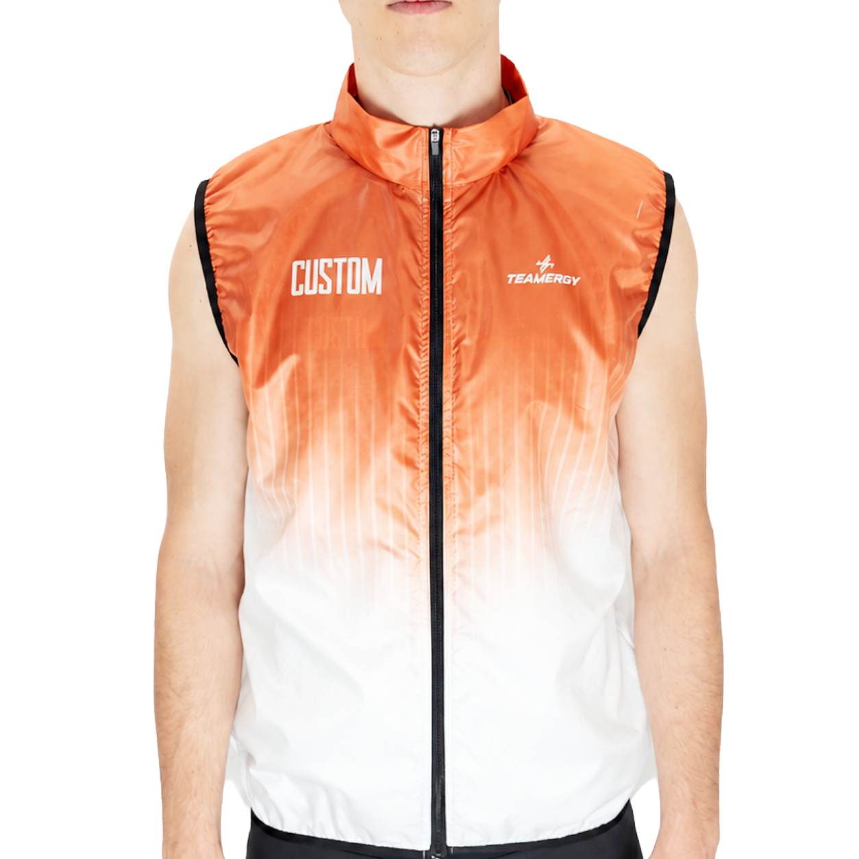 SLEEVELESS WINDBREAKER WITHOUT POCKETS