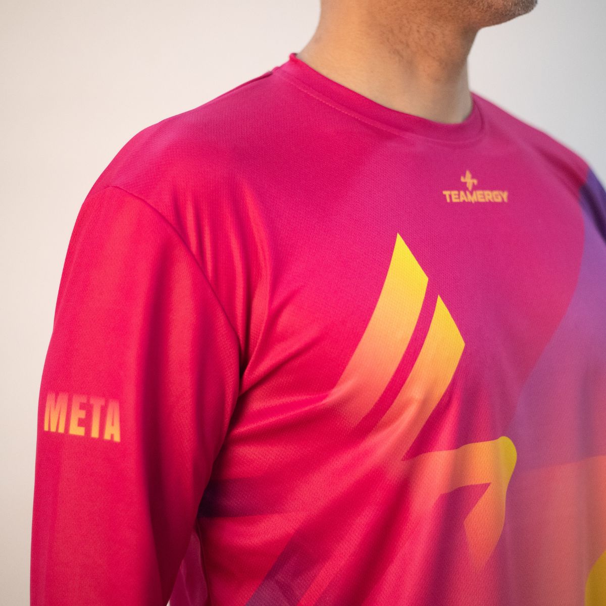 CAMISETA ML RUNNING META - Teamergy