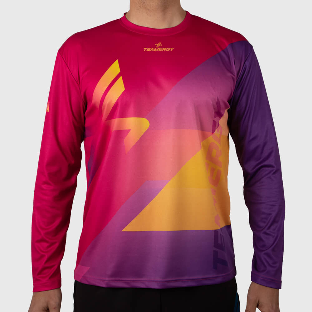 CAMISETA ML RUNNING META - Teamergy