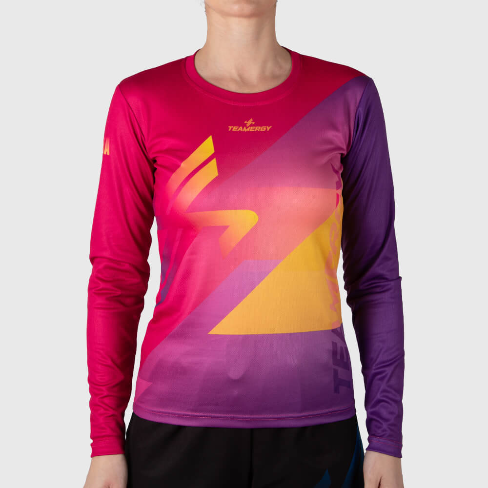 CAMISETA ML RUNNING META - Teamergy