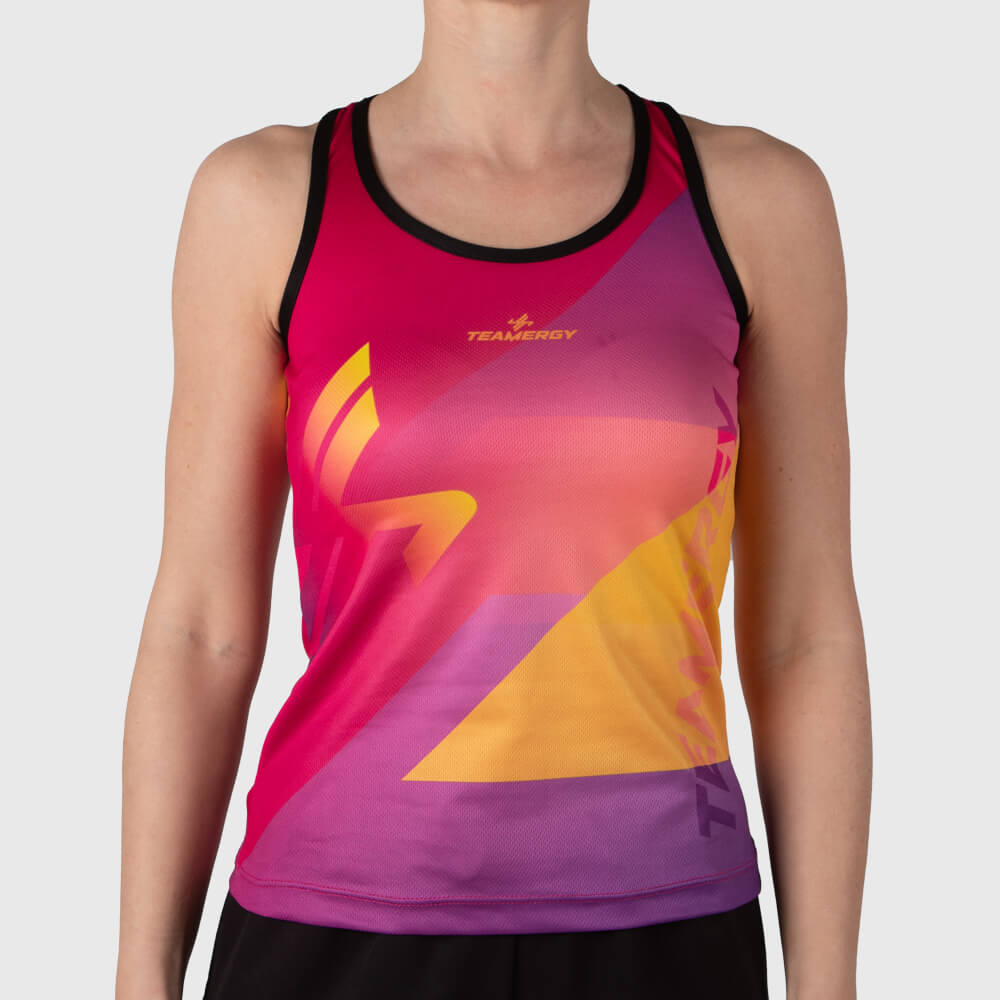 CAMISETA TIRANTES RUNNING META MUJER - Teamergy